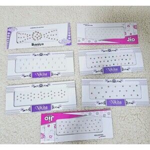 7 Pack Bindi for Women,self adhesive Rhinestone stickers  Face ,body